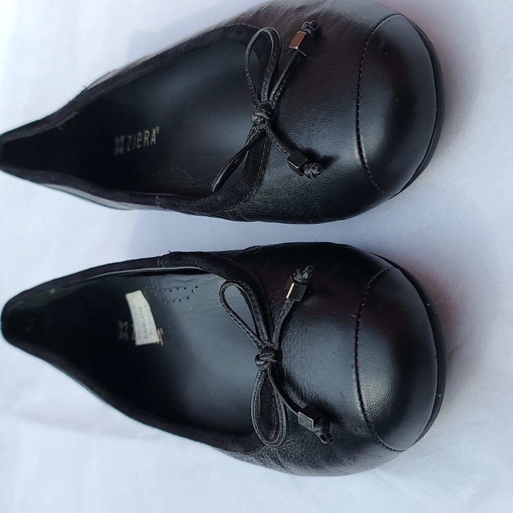 Ziera ladies ballet style leather flats - Picture 1 of 8